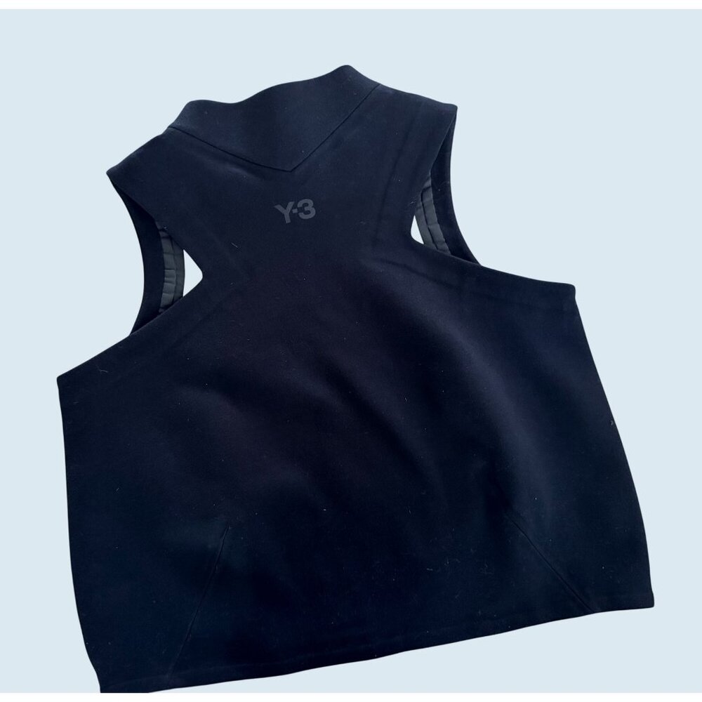 ADIDAS x Yoshi Yamamoto Racerback  Sleeveless Black Top Shirt Size M - Picture 7 of 8